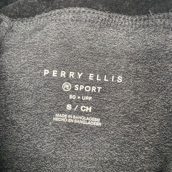 Mens Perry Ellis Sport Jogger Pants Caviar Heather Size S UPF 50+ 3 Pockets New‎ - Picture 6 of 16